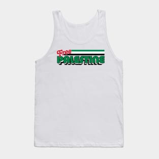 Free Palestine / Retro Style Design Tank Top